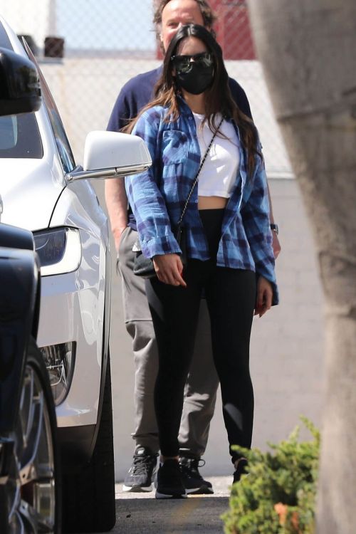 Olivia Munn is Leaving a Gym in Santa Monica 03/22/2021 2