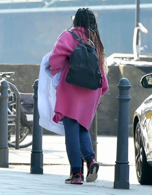 Oti Mabuse Arrives at TV Studio in London 03/19/2021 4