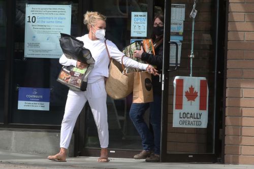 Pamela Anderson Out and About For Shopping in Ladysmith 03/19/2021 2