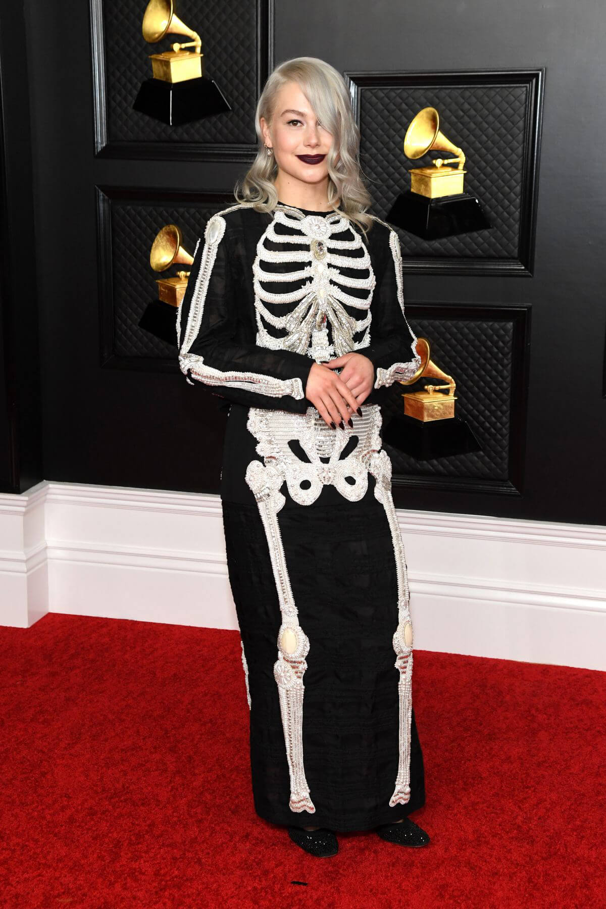 Phoebe Bridgers attends 2021 Grammy Awards in Los Angeles 03/14/2021