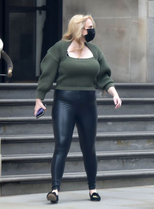 Rebel Wilson is Leaving Her Hotel in London 03/24/2021 2