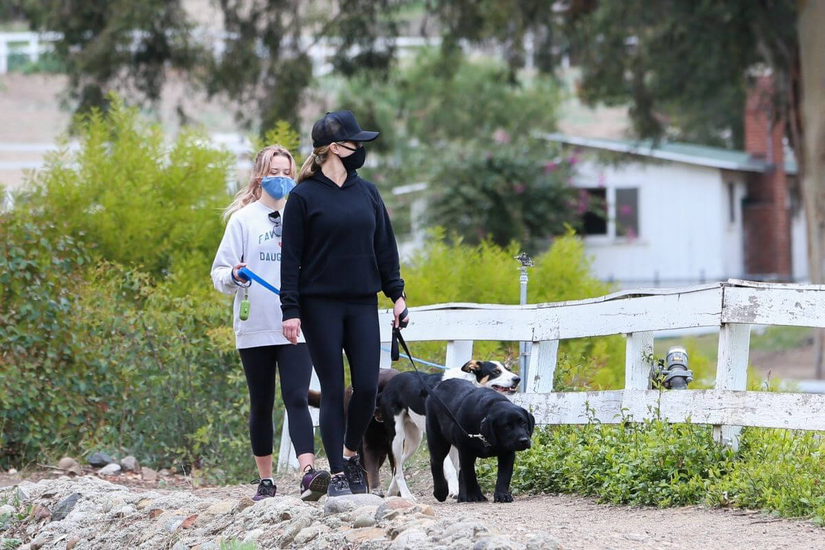 Reese Witherspoon and Ava Phillippe Hiking in Brentwood 03/22/2021 1