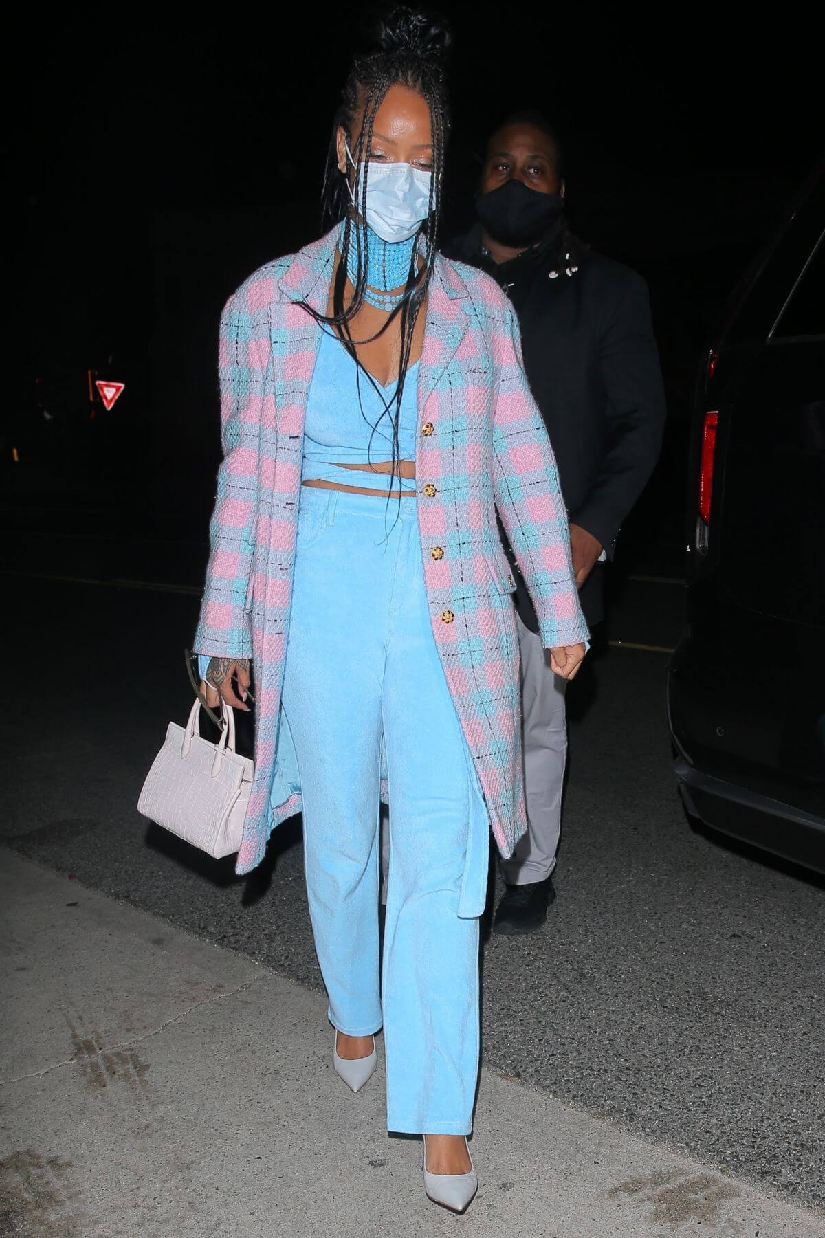 Rihanna is Arriving at Giorgio Baldi in Santa Monica 03/19/2021