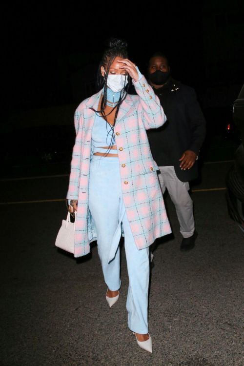 Rihanna is Arriving at Giorgio Baldi in Santa Monica 03/19/2021 4