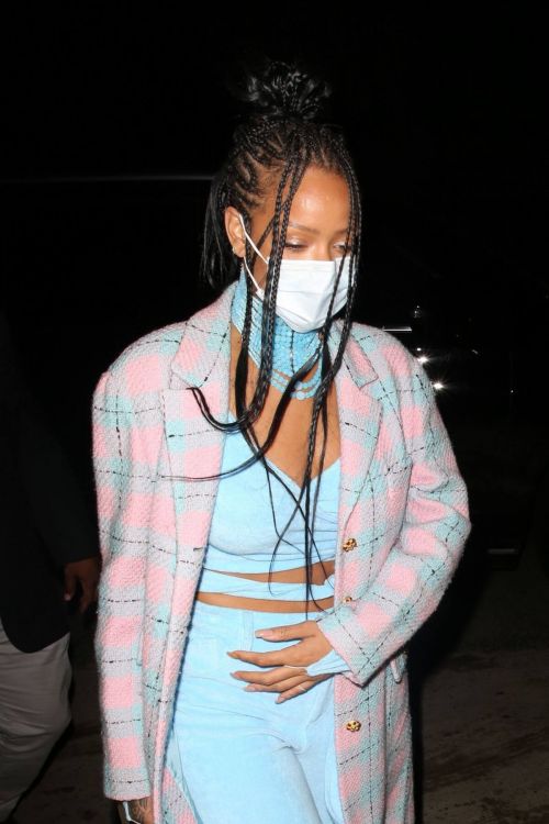 Rihanna is Arriving at Giorgio Baldi in Santa Monica 03/19/2021 5