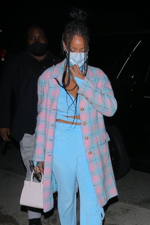 Rihanna is Arriving at Giorgio Baldi in Santa Monica 03/19/2021 2