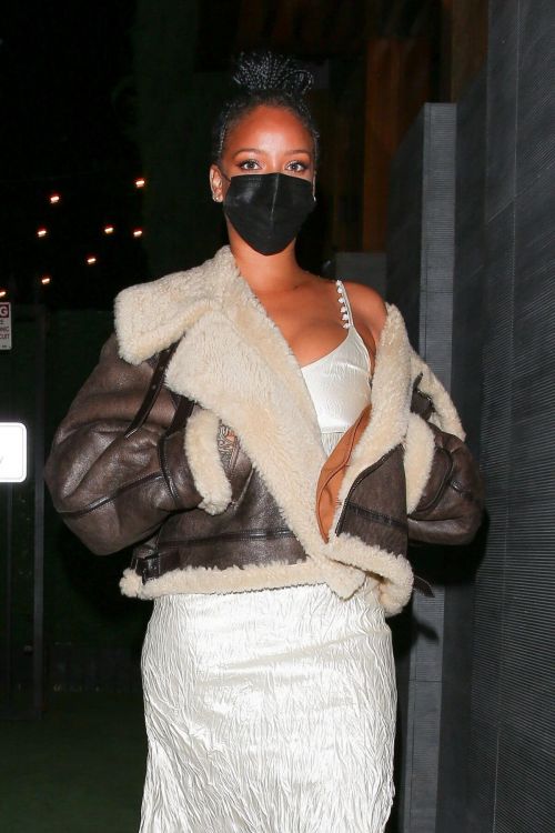 Rihanna is Leaving Nobu in West Hollywood 03/23/2021