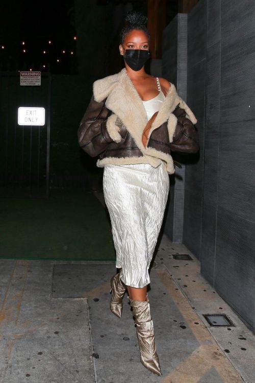 Rihanna is Leaving Nobu in West Hollywood 03/23/2021 4