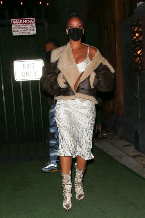Rihanna is Leaving Nobu in West Hollywood 03/23/2021 5