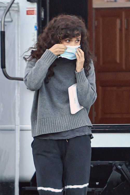 Rose Byrne Seen on the Set of Physical in Santa Monica 03/19/2021