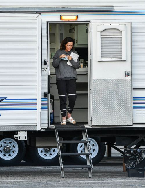Rose Byrne Seen on the Set of Physical in Santa Monica 03/19/2021 6
