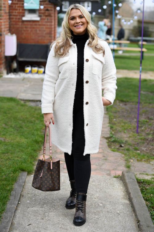 Saffron Lempriere Seen on the Set of The Only Way is Essex 03/23/2021 1