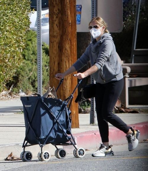 Sarah Michelle Gellar Spotted at a Farmers Market in Brentwood 03/21/2021 4