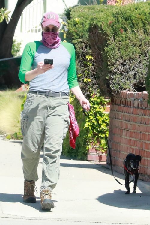Sarah Silverman Day Out with Her Dog in Los Feliz 03/22/2021 5