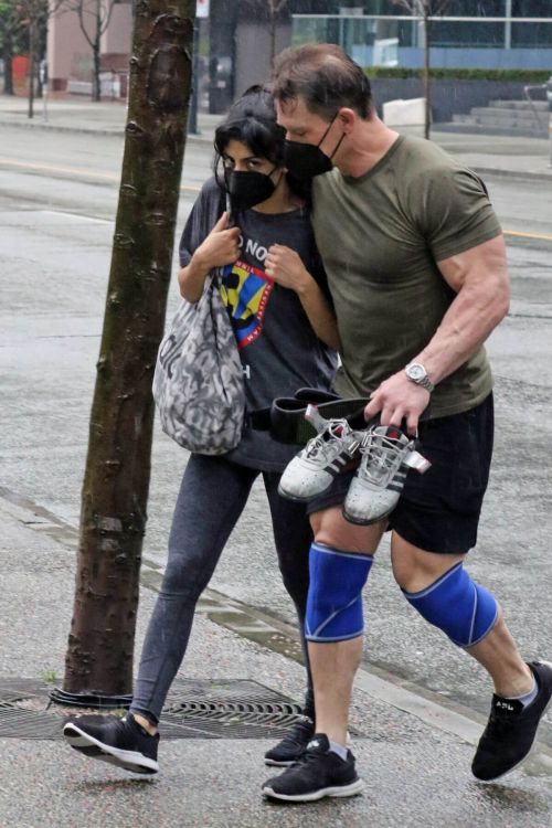 Shay Shariatzadeh and John Cena is Leaving a Gym in Vancouver 03/21/2021 1