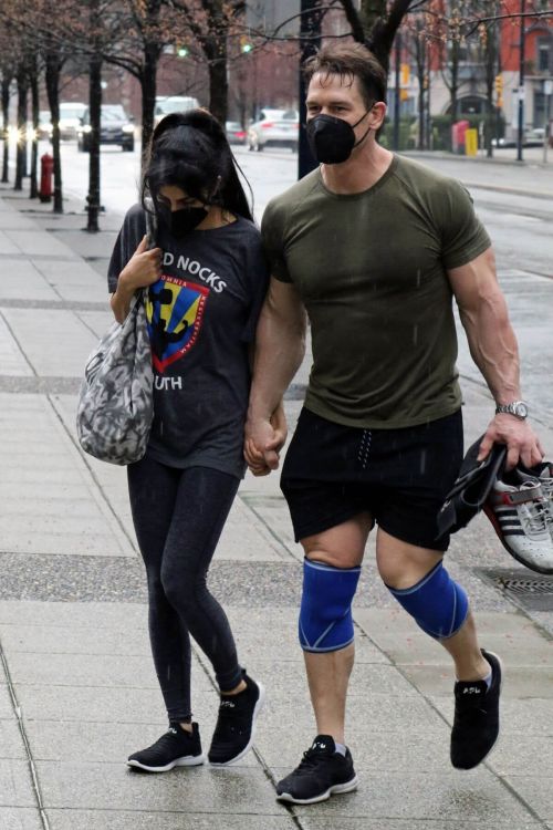 Shay Shariatzadeh and John Cena is Leaving a Gym in Vancouver 03/21/2021 4
