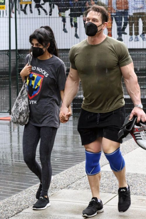 Shay Shariatzadeh and John Cena is Leaving a Gym in Vancouver 03/21/2021 6