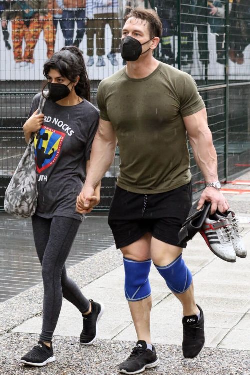 Shay Shariatzadeh and John Cena is Leaving a Gym in Vancouver 03/21/2021 2