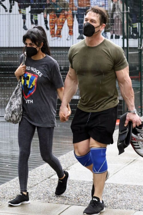 Shay Shariatzadeh and John Cena is Leaving a Gym in Vancouver 03/21/2021 3