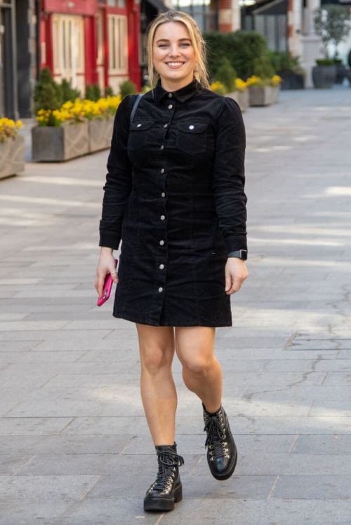 Sian Welby is Seen Leaving Global Studios in London 03/22/2021 1