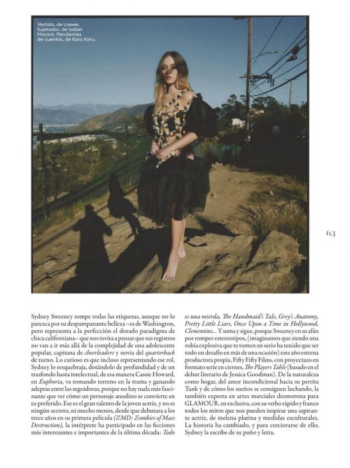 Sydney Sweeney Covers Glamour Magazine, Spain March 2021 Issue 10