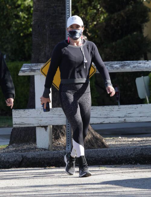Teddi Mellencamp Steps Out For Jogging with a Friend in Los Angeles 03/19/2021 5