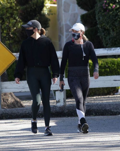 Teddi Mellencamp Steps Out For Jogging with a Friend in Los Angeles 03/19/2021 5