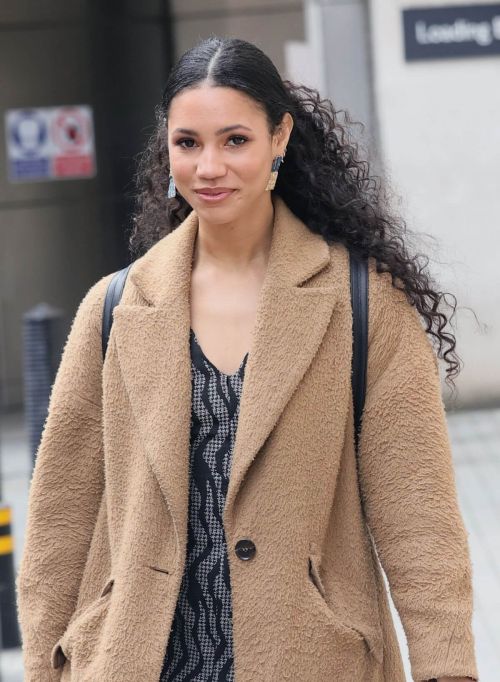 Vick Hope Seen Arriving at Morning Live TV in London 03/24/2021 2