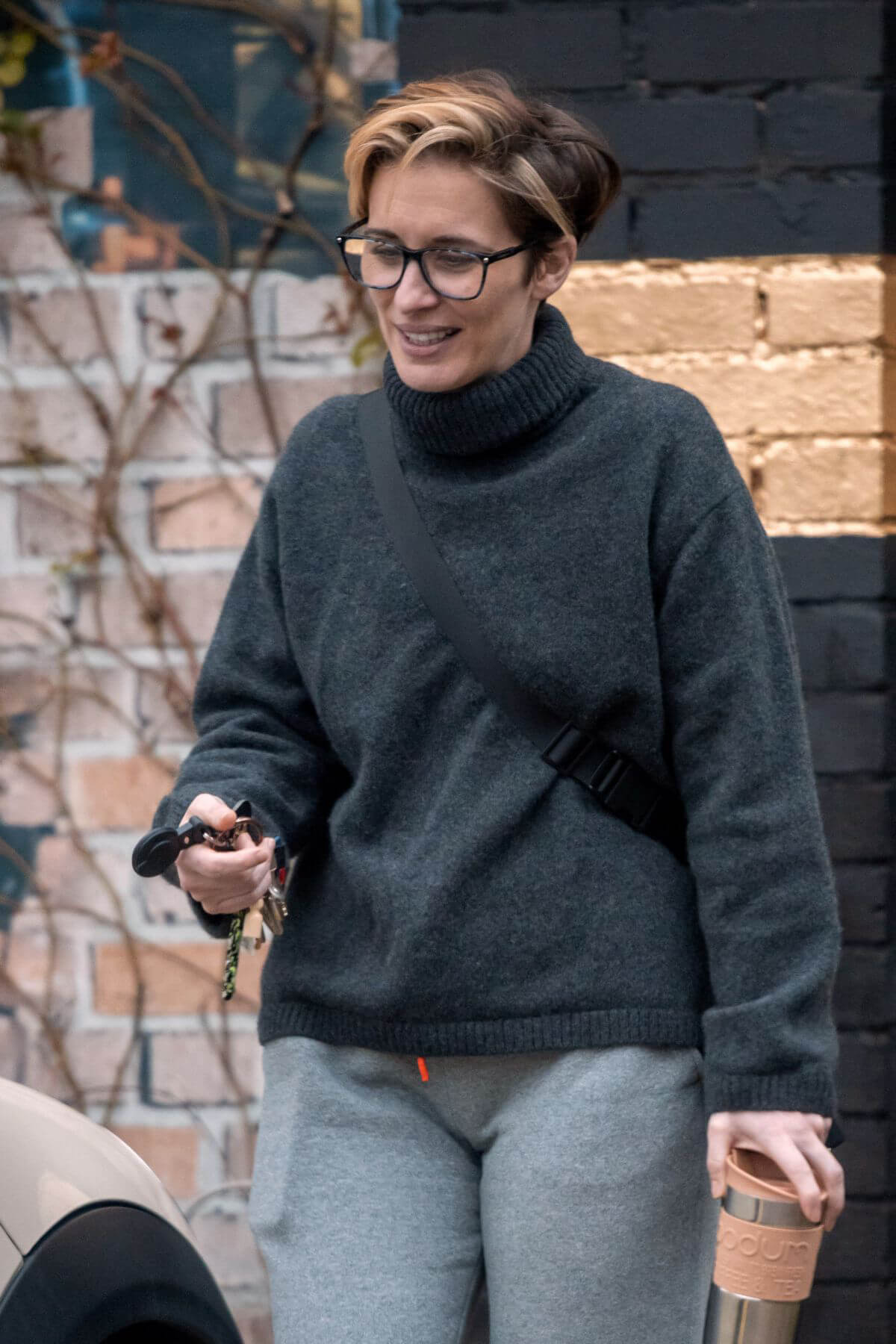 Vicky McClure Is Leaving a Recording Studio in Nottingham 03/18/2021