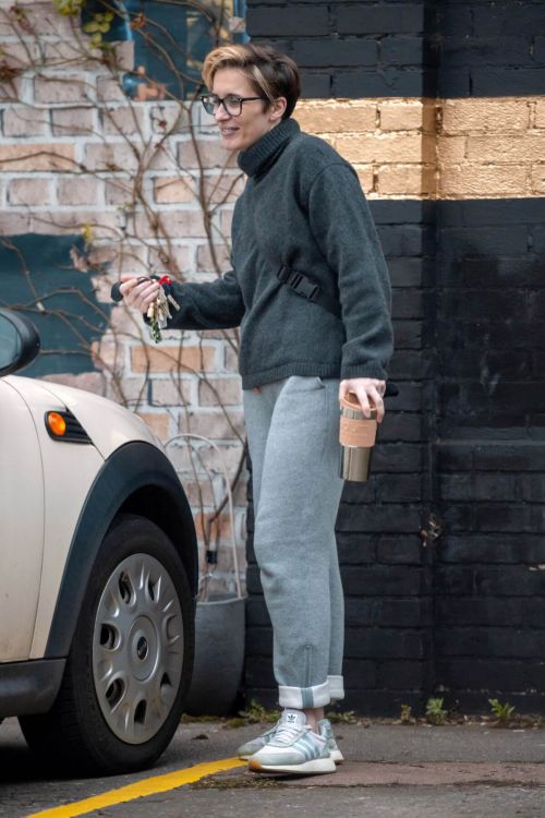 Vicky McClure Is Leaving a Recording Studio in Nottingham 03/18/2021 3