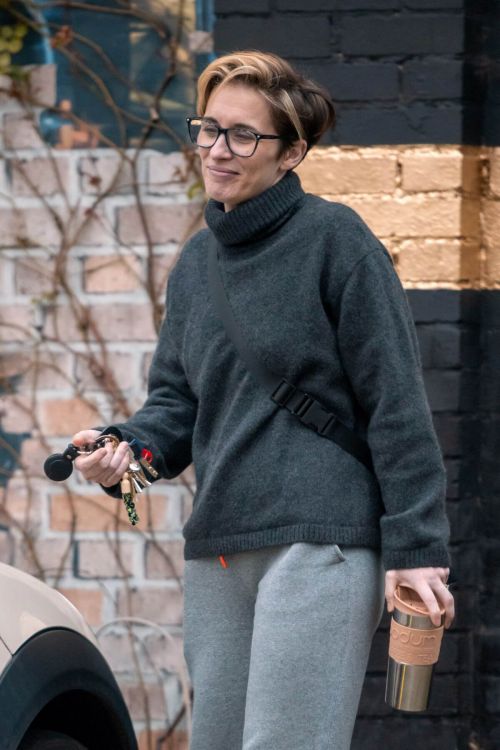 Vicky McClure Is Leaving a Recording Studio in Nottingham 03/18/2021