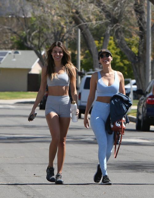 Victoria Justice and Madison Reed Together Workout in Los Angeles 03/24/2021