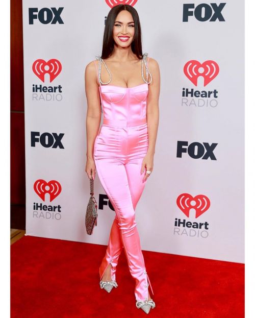 Megan Fox attends in Pink Dress at iHeartRadio Music Awards 05/29/2021 1