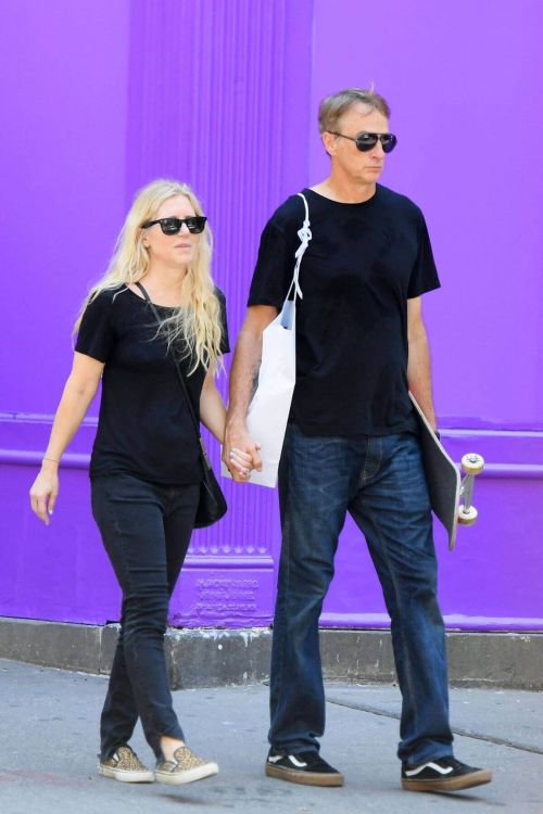 Catherine Goodman with her husband Tony Hawk Out and About in New York 06/30/2021 1
