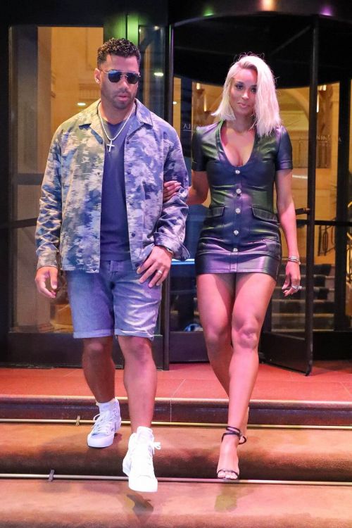 Ciara and Russell Wilson Leaves Peninsula Hotel in New York 06/30/2021