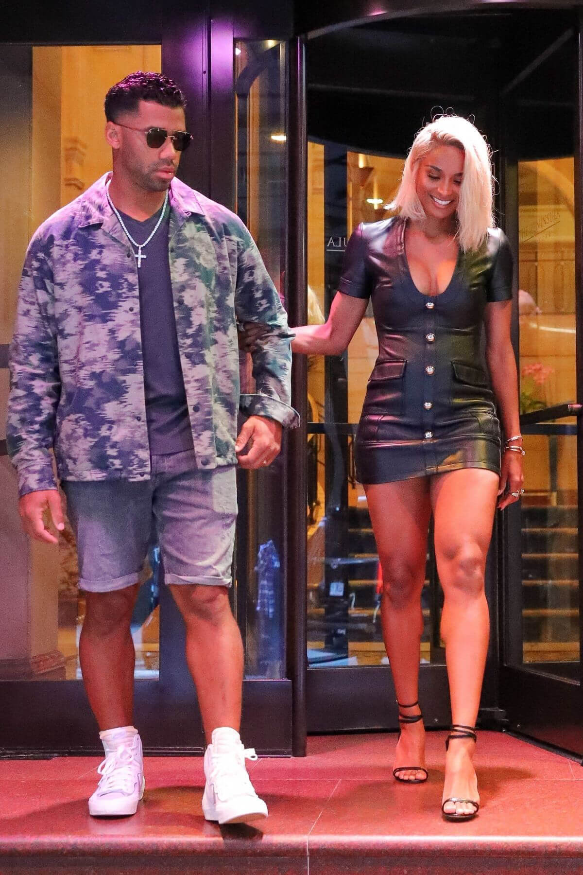 Ciara and Russell Wilson Leaves Peninsula Hotel in New York 06/30/2021 1