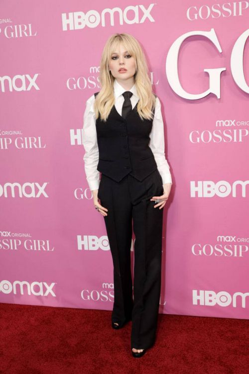 Emily Alyn Lind attends Gossip Girl Premiere at Spring Studios in New York 06/30/2021 2