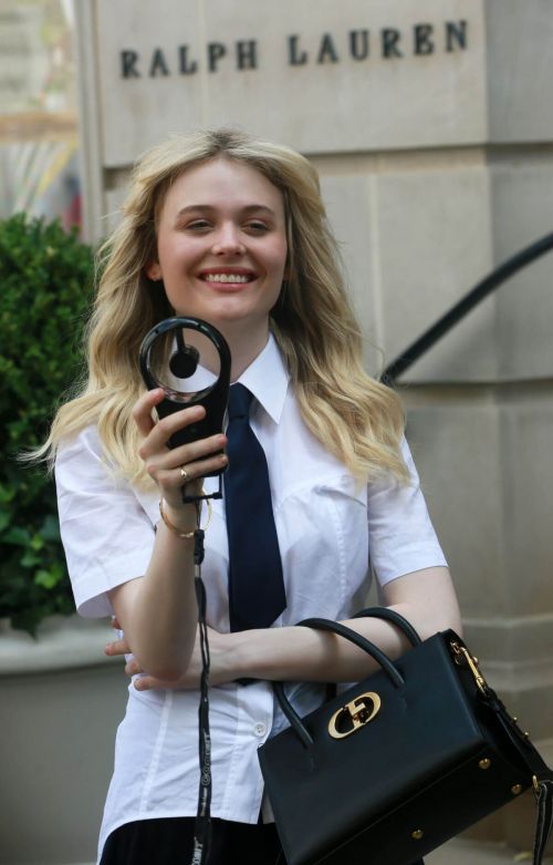 Emily Alyn Lind on the Set of Gossip Girl Reboot in New York 06/30/2021 5