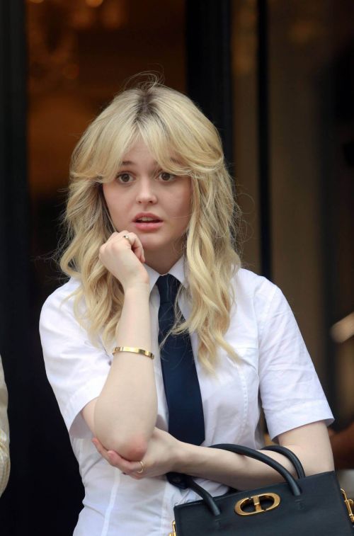 Emily Alyn Lind on the Set of Gossip Girl Reboot in New York 06/30/2021 6