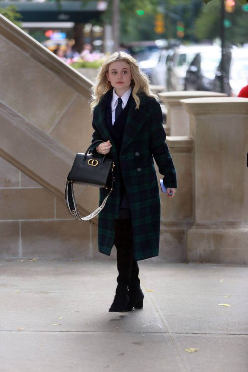 Emily Alyn Lind on the Set of Gossip Girl Reboot in New York 06/30/2021 8