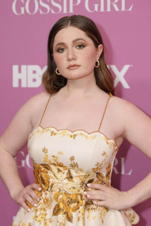 Emma Kenney attends Gossip Girl Premiere at Spring Studios in New York 06/30/2021