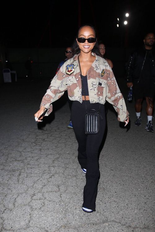 Karrueche Tran night out at Space Jam Party in the Park in Valencia 06/30/2021 1