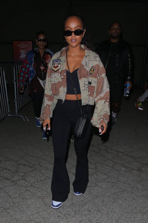 Karrueche Tran night out at Space Jam Party in the Park in Valencia 06/30/2021 4