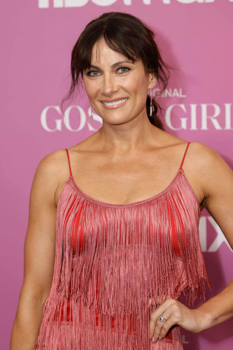 Laura Benanti attends Gossip Girl Premiere at Spring Studios in New York 06/30/2021