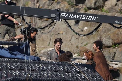 Michelle Rodriguez on the Set of Dungeons & Dragons in Ireland 06/30/2021 1