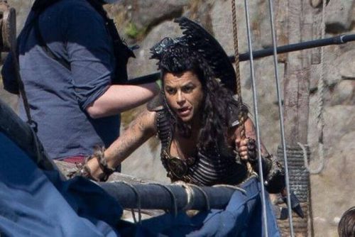 Michelle Rodriguez on the Set of Dungeons & Dragons in Ireland 06/30/2021 2