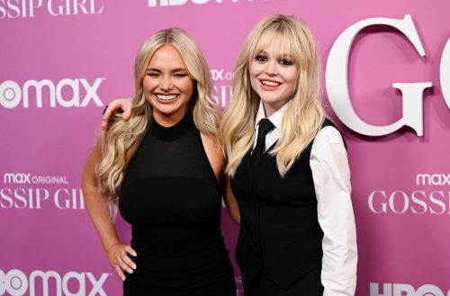 Natalie and Emily Alyn Lind attends Gossip Girl Premiere at Spring Studios in New York 06/30/2021 2