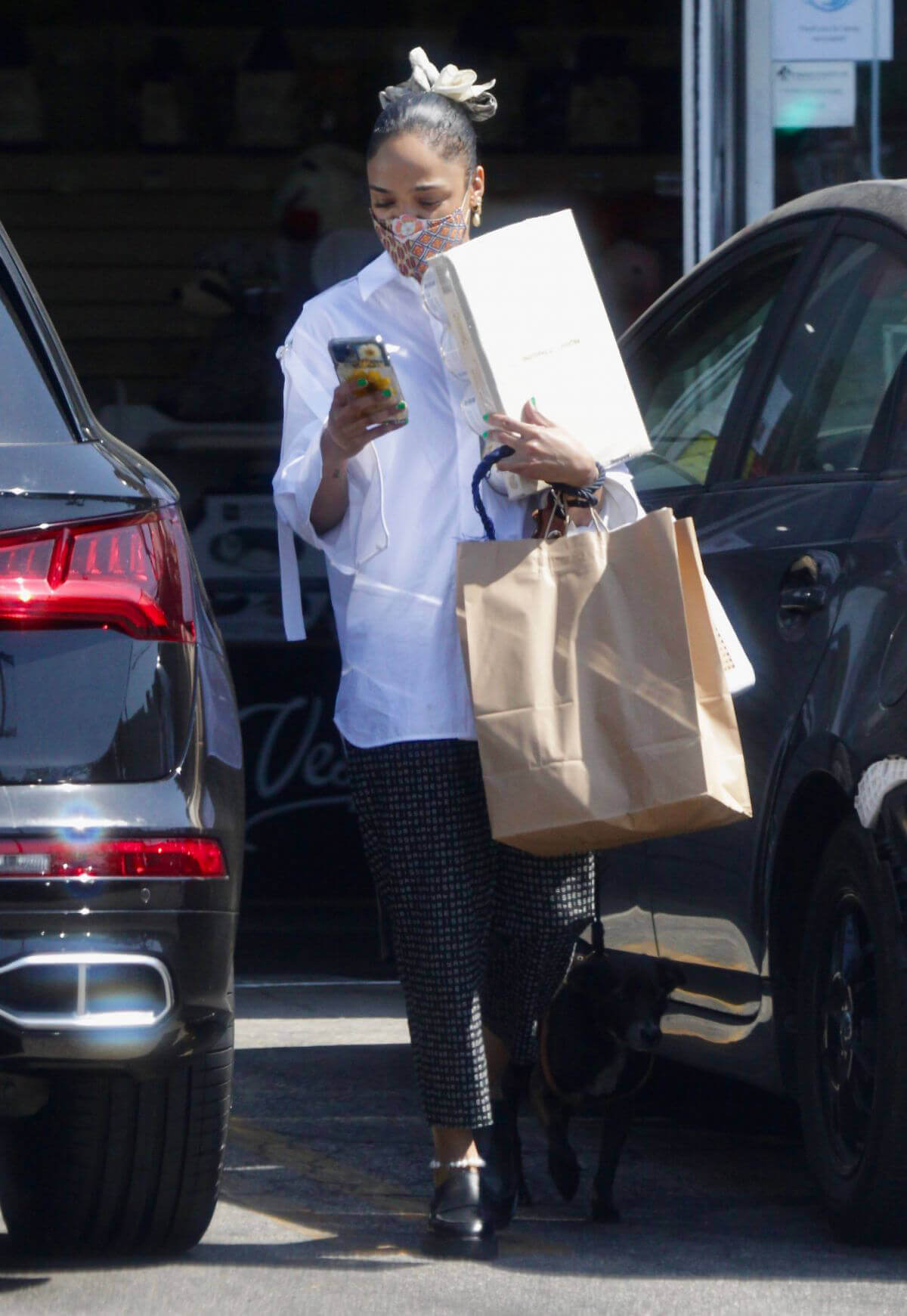 Tessa Thompson Out Shopping in West Hollywood 06/28/2021