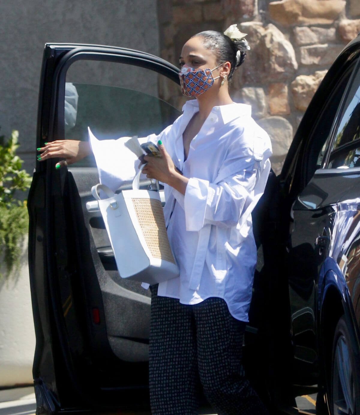 Tessa Thompson Out Shopping in West Hollywood 06/28/2021 5