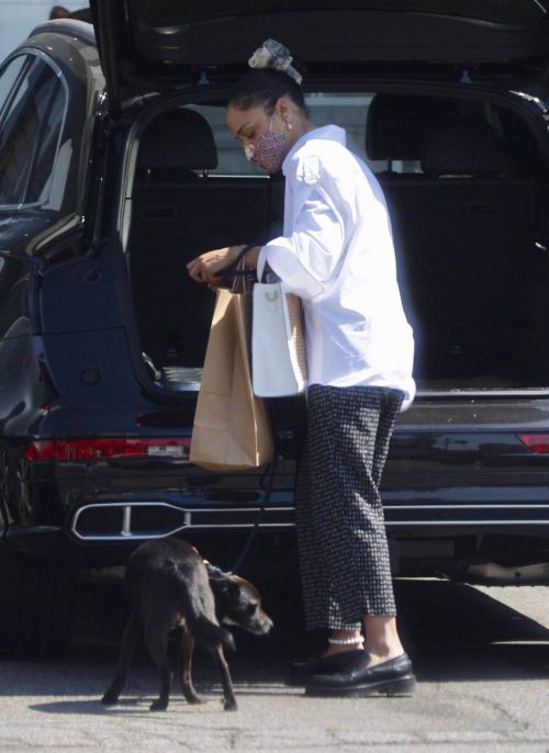 Tessa Thompson Out Shopping in West Hollywood 06/28/2021 7
